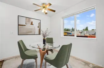 Dedicated Dining Space.