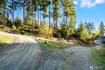 Driveway easement access to lower level of property