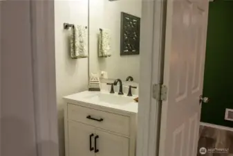 Main floor half bath