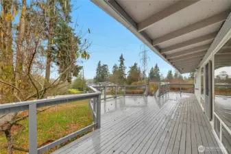 Large deck looking North  and west
