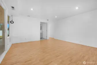 Rec room lower level. With 3/4 bath and sliding door out to back yard.