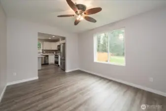 Main house: Dining room on main floor.