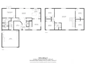 Main house: Floorplans