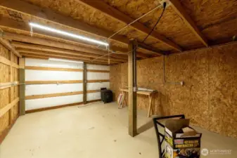 Shop: One of several rooms on main floor.