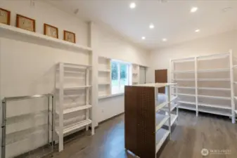 Shop: Retail/office space with separate entrance.