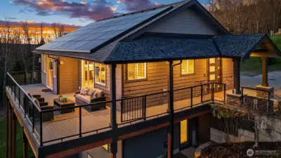 Expansive wraparound terraces