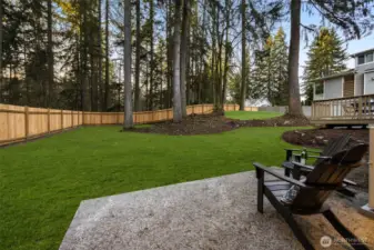 Private and serene property.