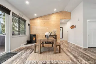 Pellet Stove for added comfort