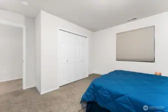 3rd bedroom with closet.
