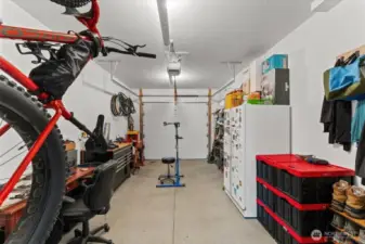 1-car attached garage for each unit.