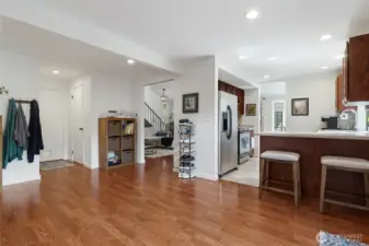 Family room off the kitchen