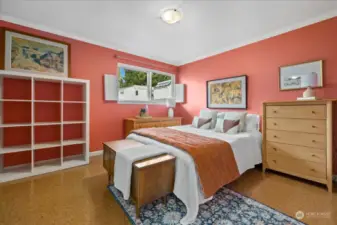 Generous bedroom suite