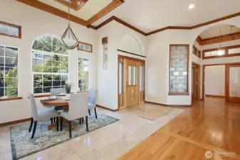 Entrance with access to Home office and private primary suite