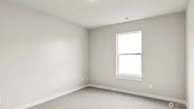 One of four upstairs bedrooms!