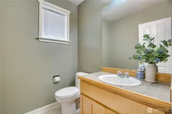 Powder Room on the main floor
