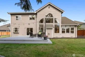 Exterior - Fully Fenced Backyard with patio