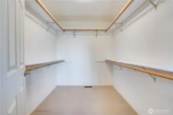 Walk-in closet.