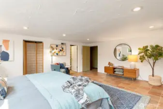 Lower Level 3rd Bedroom with additional separate entrance
