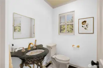 Powder room.