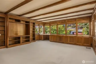 Upstairs media/family room.
