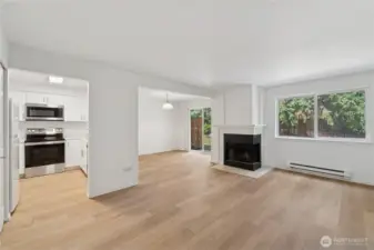 Open and spacious floor plan