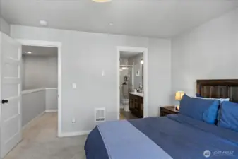 Primary en-suite to the right.