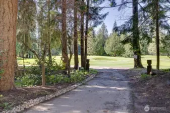 One of two Entry points from the Fairway neighborhood to Mill Creek's fabulous 18-hole championship golf course.  Clubhouse has a full formal and informal restaurant-bar.  Social memberships and Golf memberships are awaiting you and are affordable!!  So much fun to be had, and meet great people that live within this wonderful Mill Creek Community!