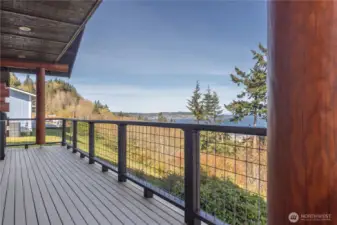 Spacious deck for outdoor enjoyment.