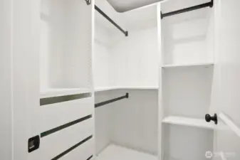 Primary walk-in closet