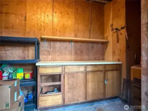 Shed located on the north side of the home. Roughly 60 square ft