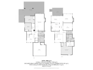 Floorplans of the home.
