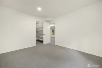 Third Bedroom w/walk in closet