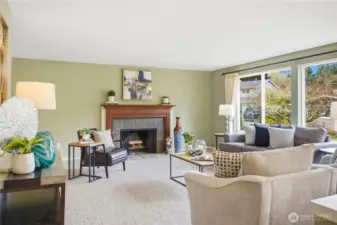 Alternate view of living room.