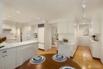 Enjoy lots more storage with a huge butler's pantry.