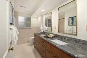 Another brand new bathroom, downstairs!