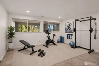 *Virtually Staged* Or perhaps you wish to use this flex space as a workout room?