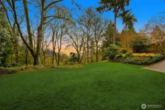 Enjoy stunning sunrise views from every room overlooking the backyard!