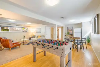 Room for games, gatherings or even a second kitchen!