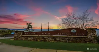 Beautiful Richmond Beach Saltwater Park is in this neighborhood!