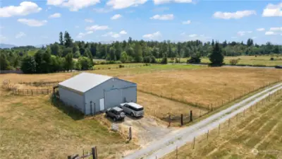 Large barn has room for all your farming needs