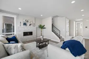 Photos are of a home in a different community and are for illustration purposes only to reflect typical finishes.  May depict seller enhancements.  Colors and options may vary.