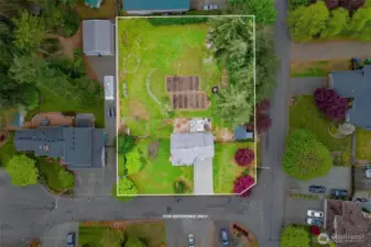 Aerial of lot