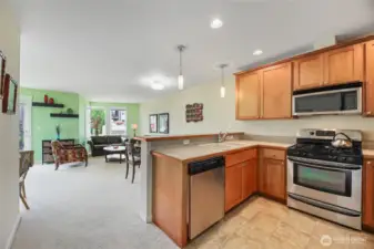 Perspective after you pass the Den and Bedrooms area.