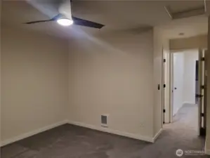secondary bedroom looking to hall/ landing