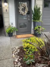 exterior entry door (formerly staged)