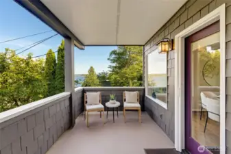 View from Kitchen & Family Room