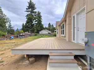 TREX decking front