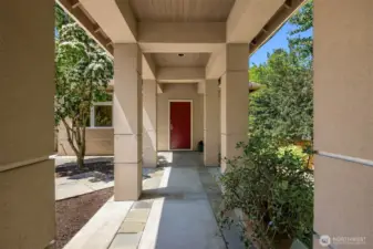 Breezeway from 3 Car Garage to Home