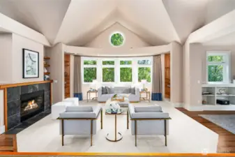 Great Room Designed w Resonant Vault for Clear Pristine Sound