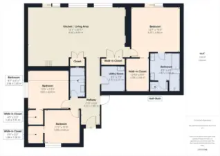 Overhead floor plan
